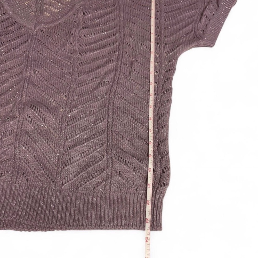 Vanity lavender knit blouse - Picture 6 of 6